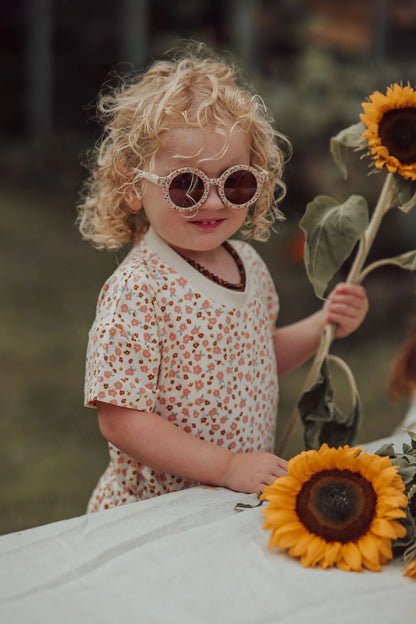 Original Round Sustainable Sunglasses | Sunset Meadow