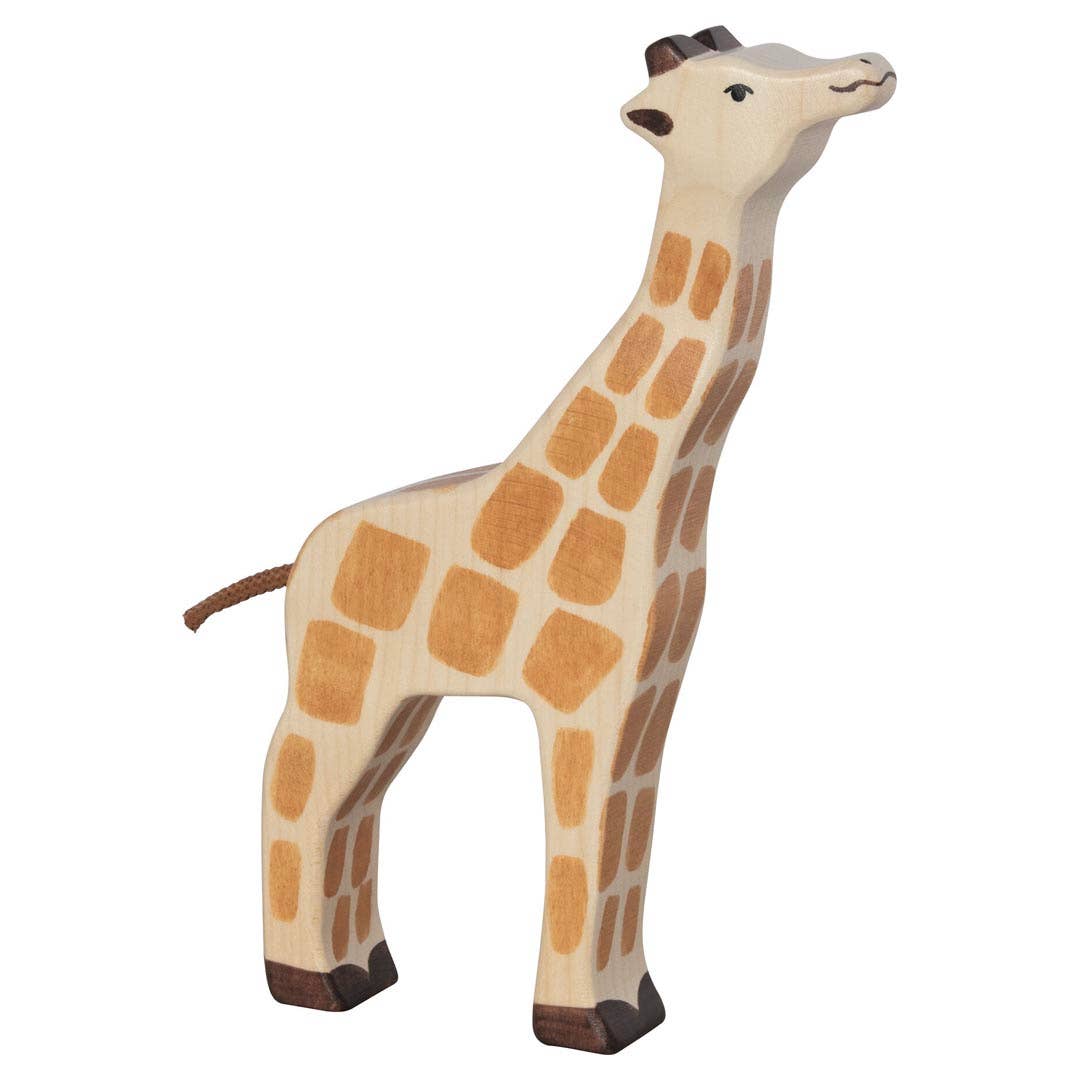 Holztiger Giraffe, Head Raised