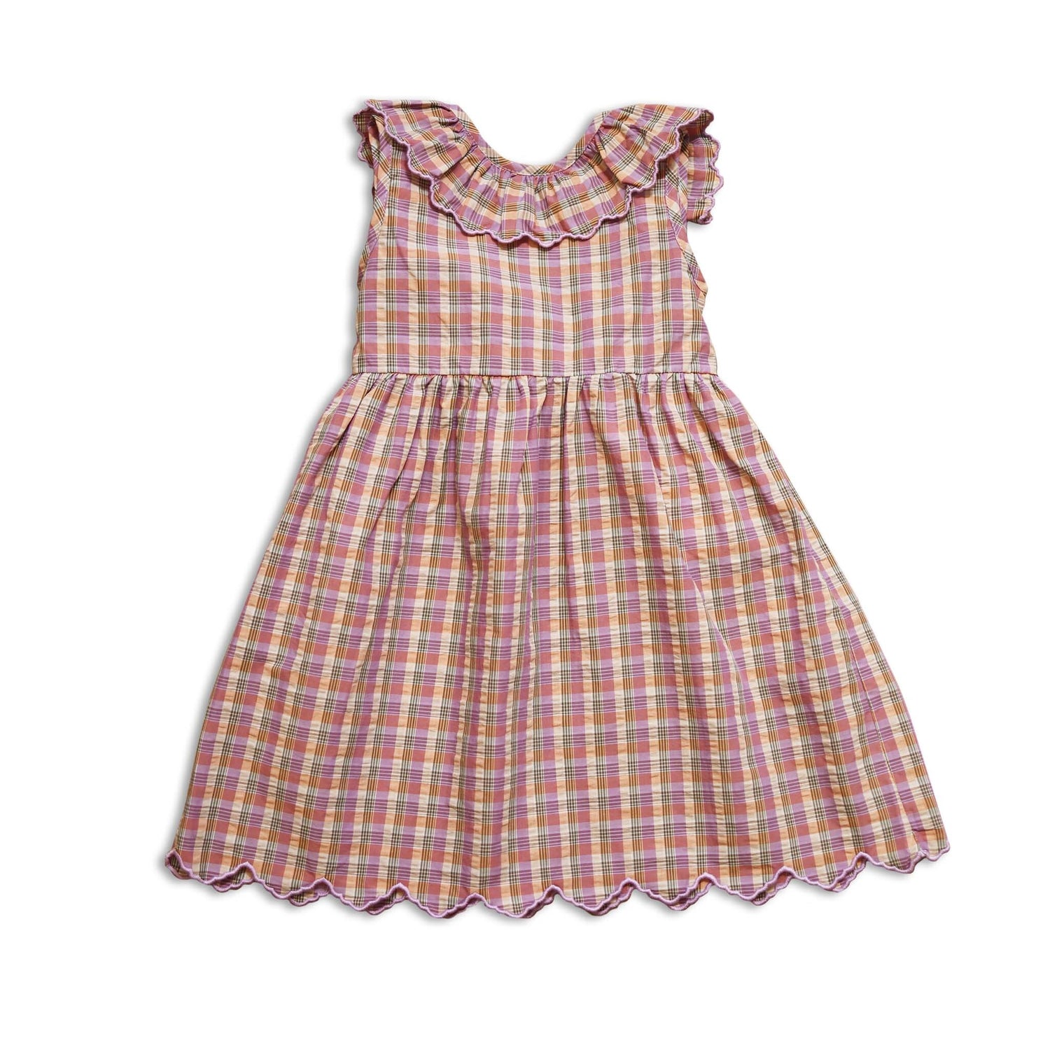 Uma Dress Blossom Check