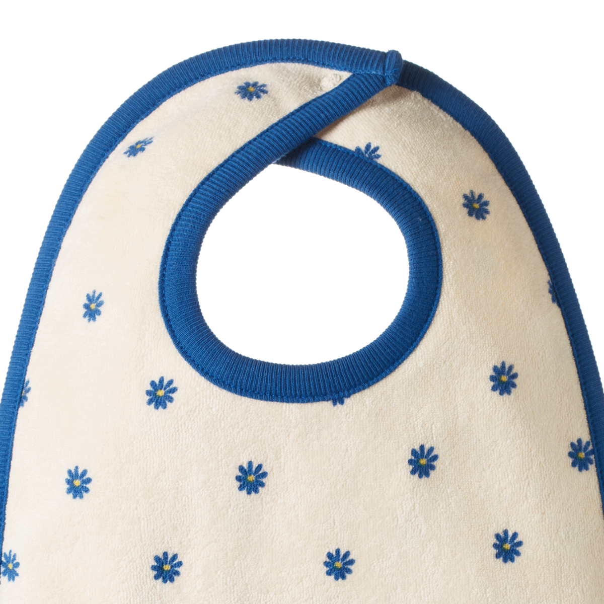 Reversible Bib Daisy Daze Blue Print
