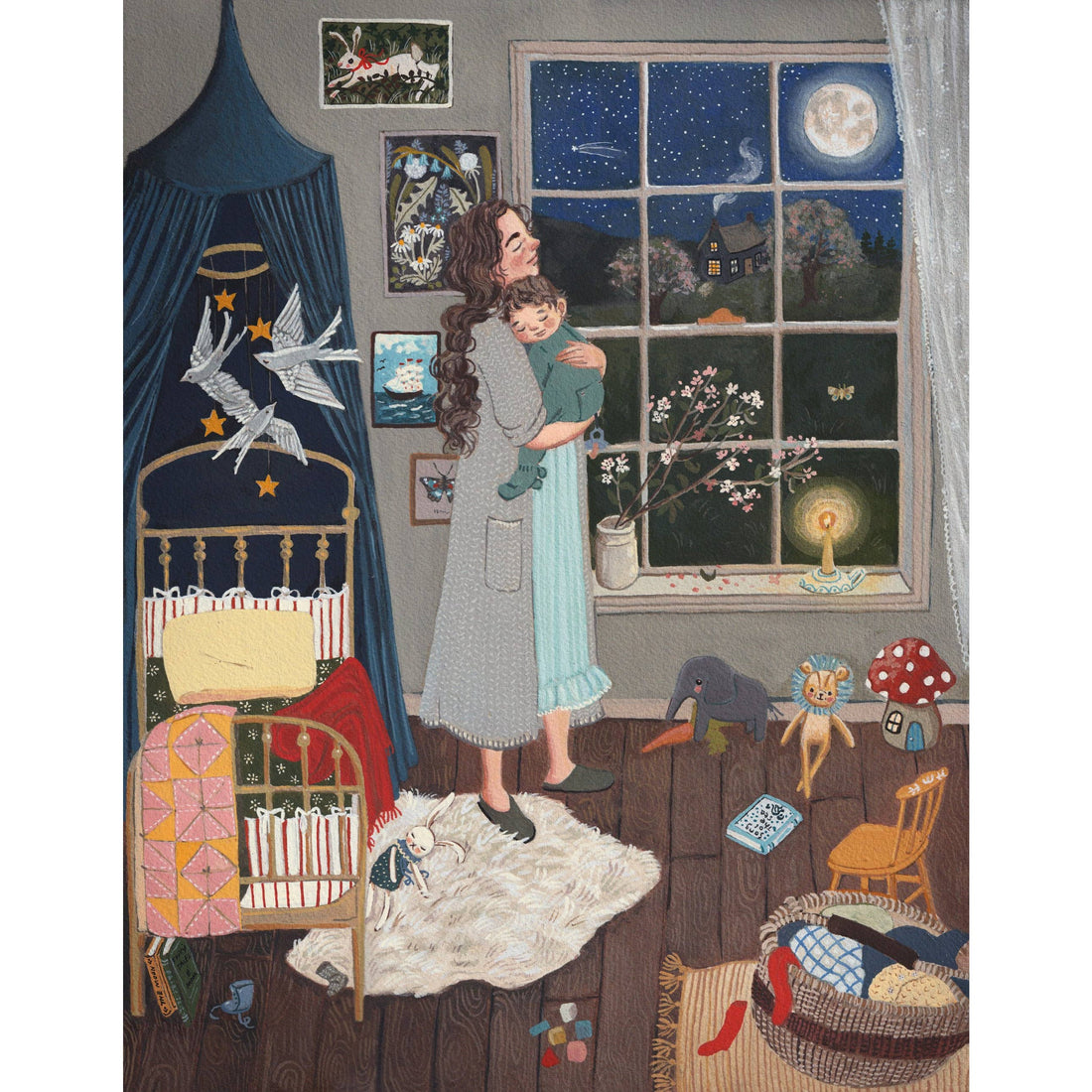 Under the Same Moon Art Print