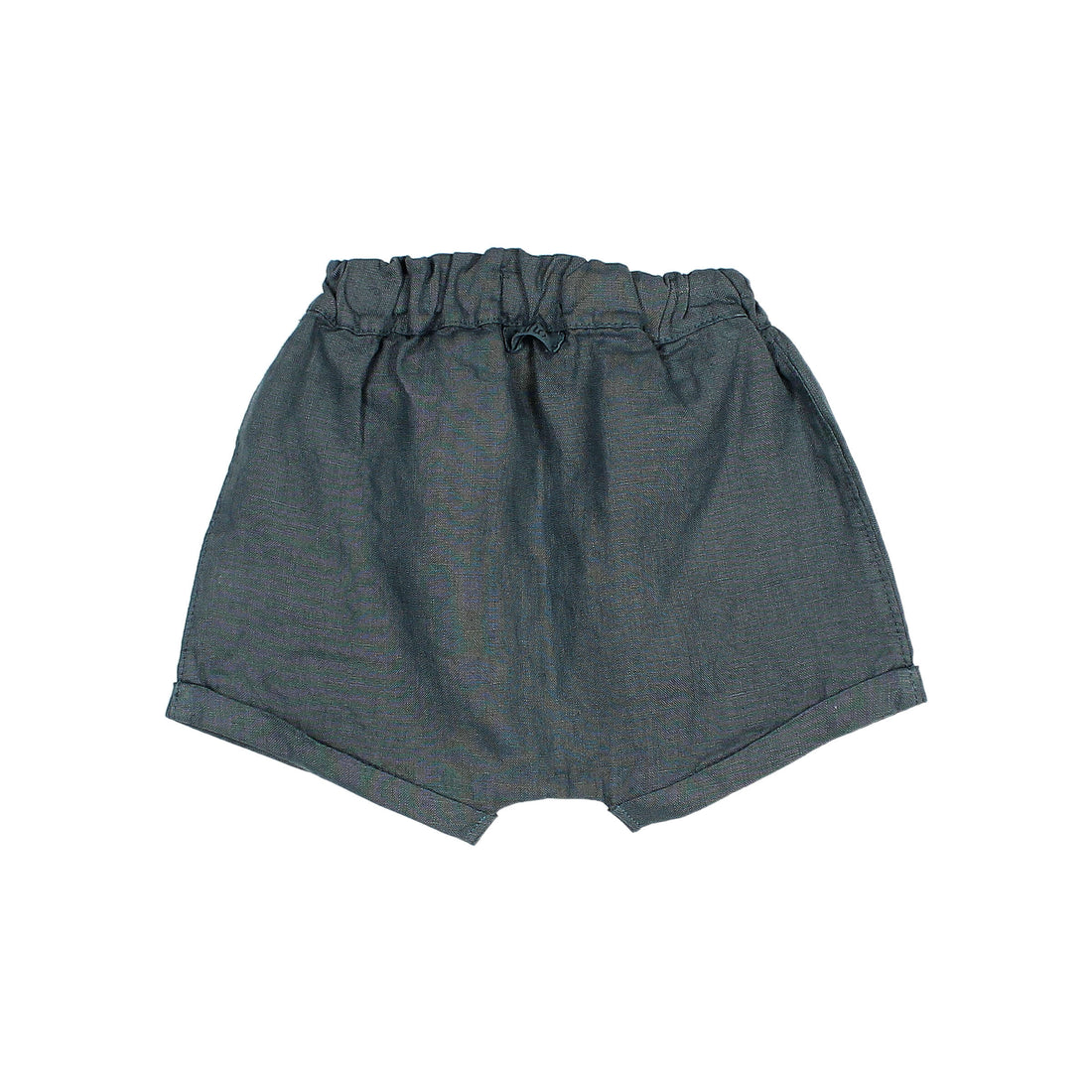 Baby Linen Shorts Blue Teal