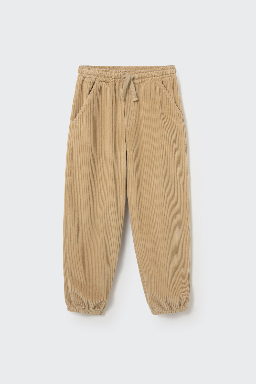 Corduroy Jogger Pants - Stone