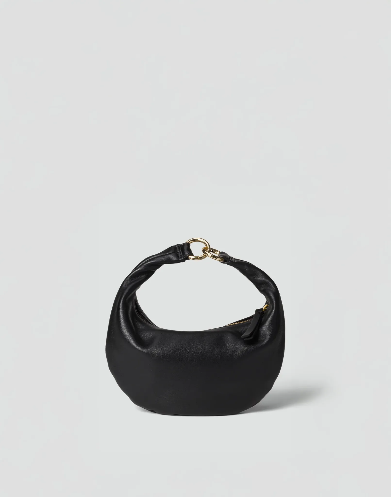 The Micro Ring Bag Black/ Gold