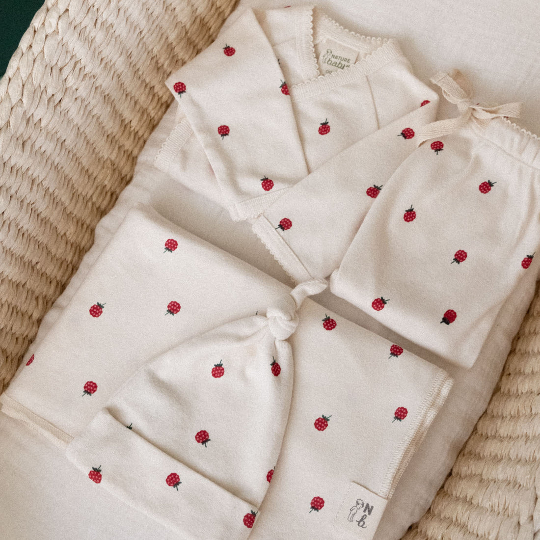 Welcome Home Gift Set - Raspberry Print