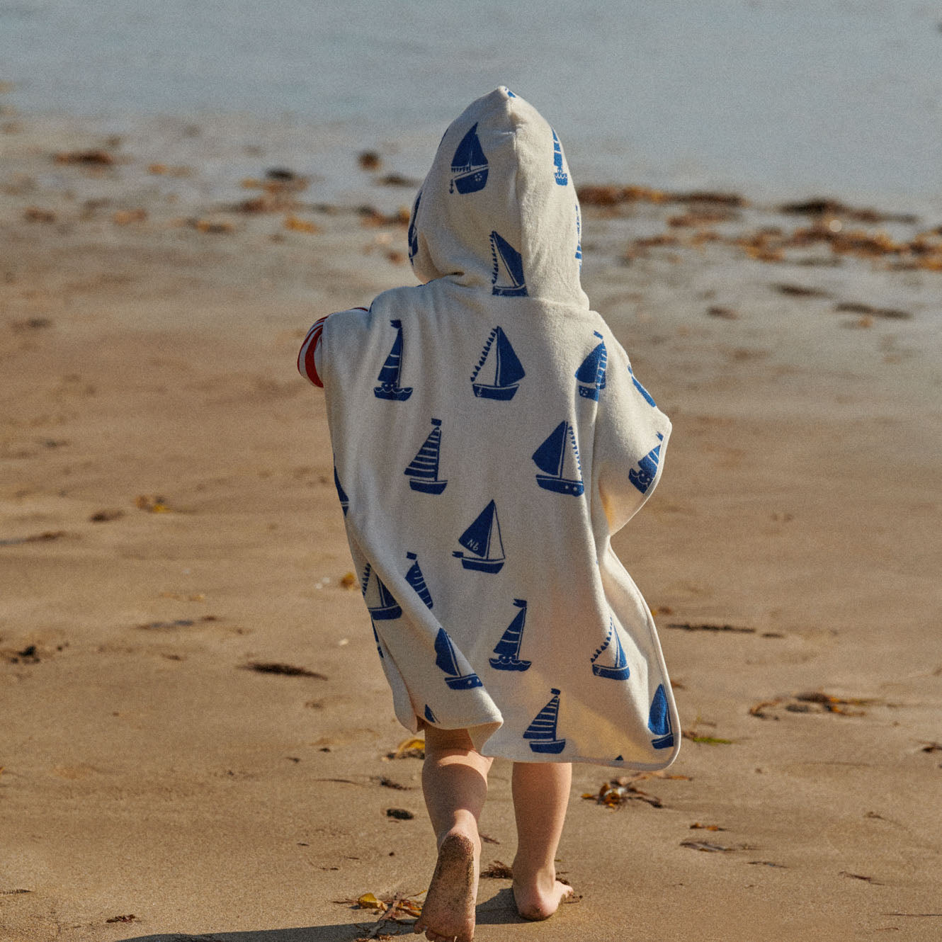 Poncho Towel - Regatta Print Terry