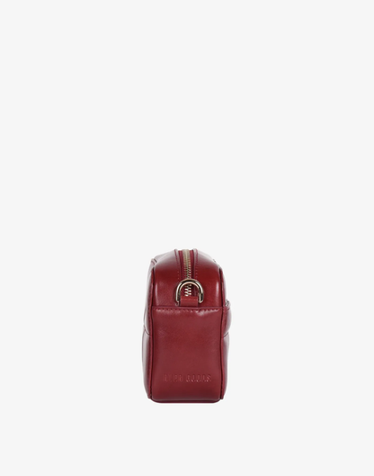 Luxe Camera Bag Red Quilt