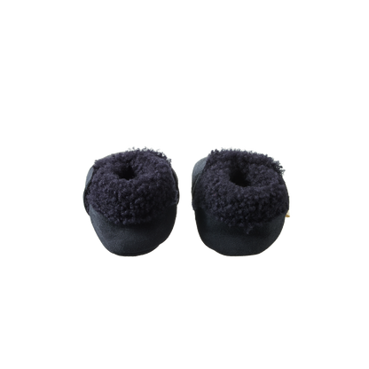 Lambskin Booties - Navy