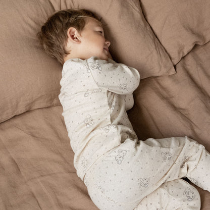 Long Sleeve Pyjama Set - Burrow Sleep Print