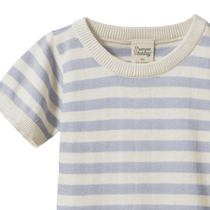 Ren Bodysuit - Zen Blue Sea Stripe