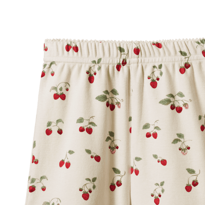 Shortie Pyjama Set - Strawberry Blush Print