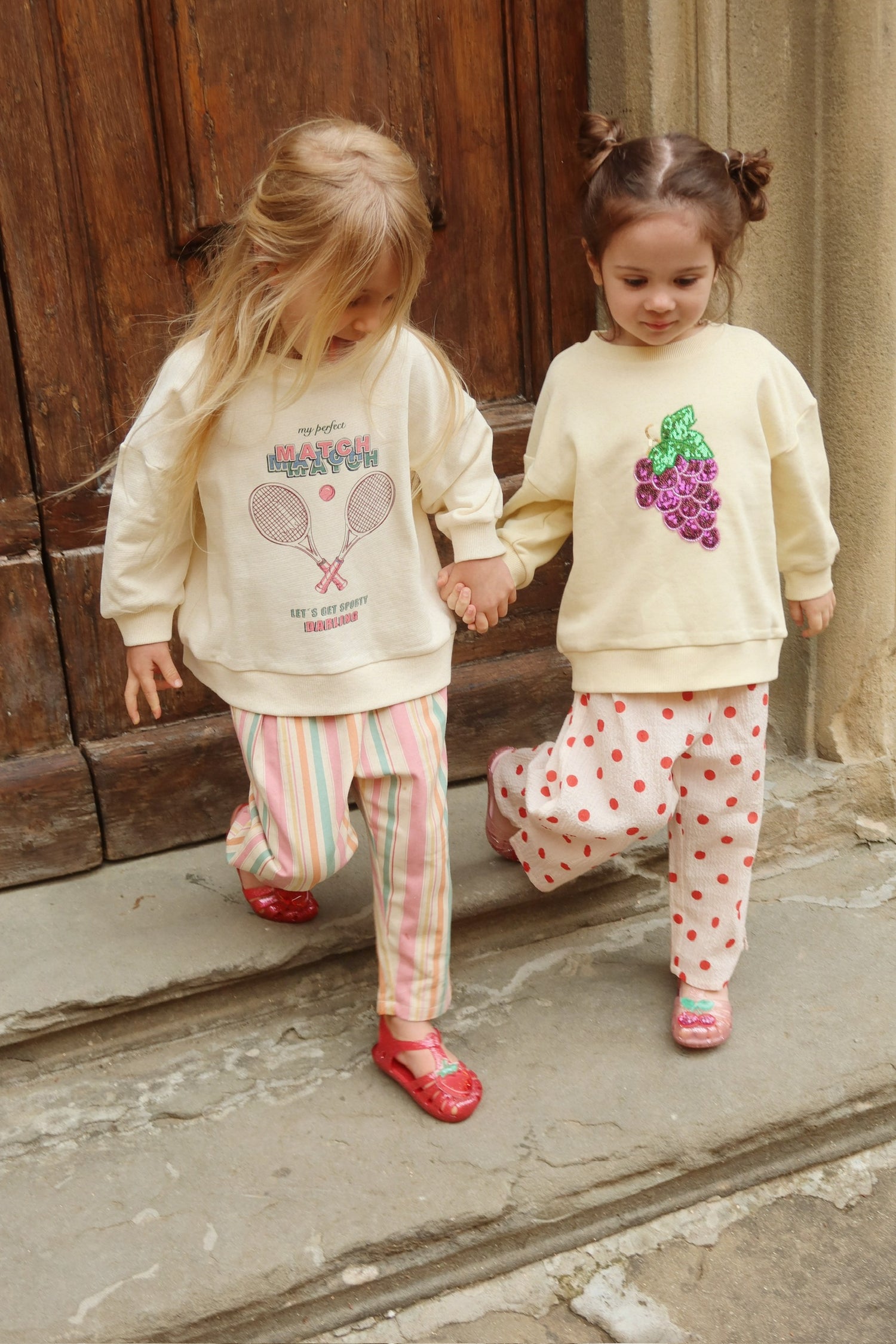 Loupy Lou Baby Sweatshirt Buttercream