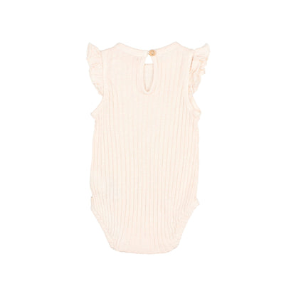 Rib Ruffle Bodysuit