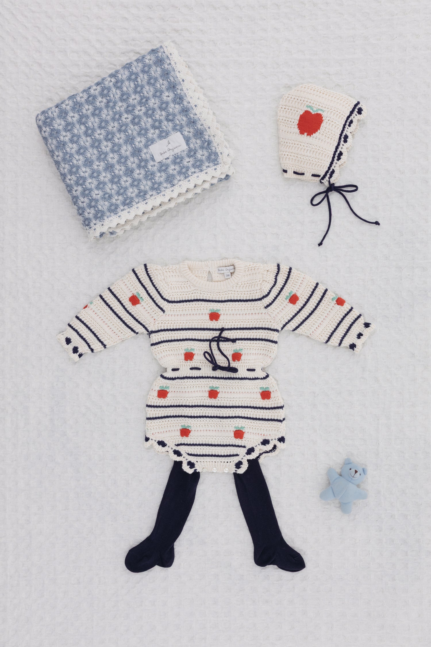 Daisy Romper - Apple Knit