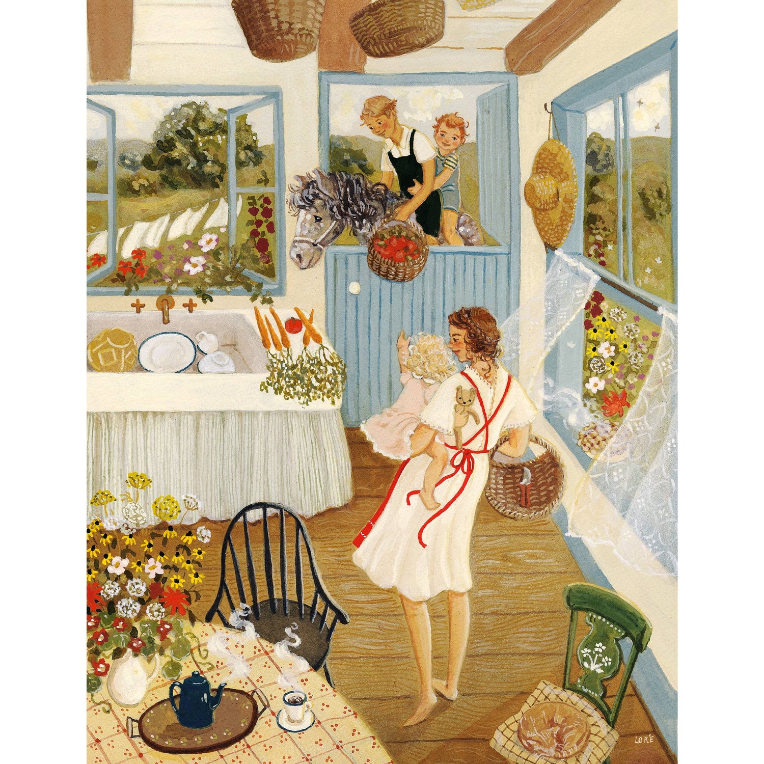 Bright Days Art Print