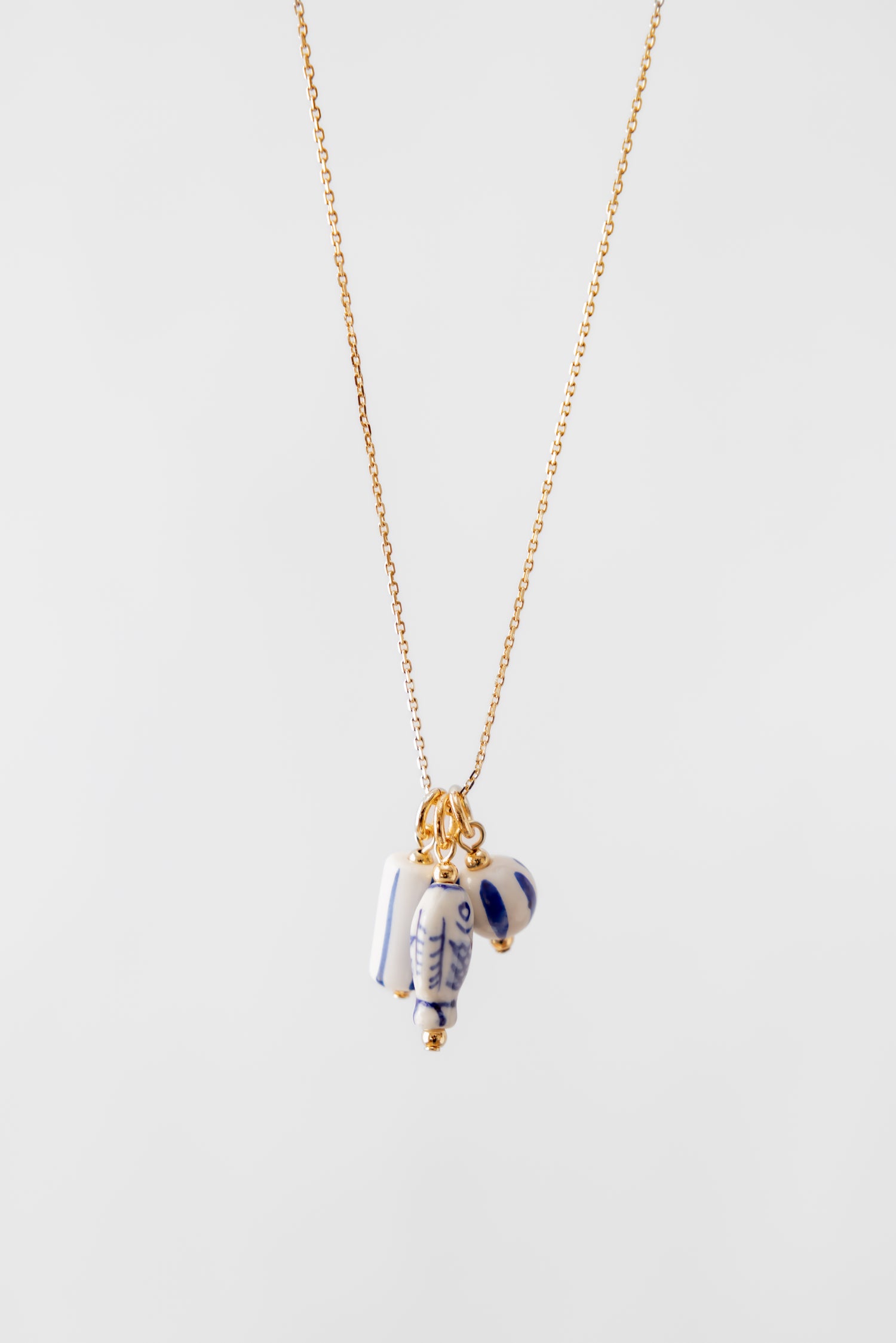 The Eleni Ceramic Charm Necklace