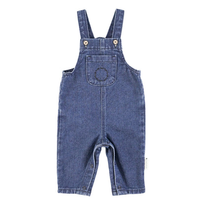 Baby Dungarees Washed Navy Denim