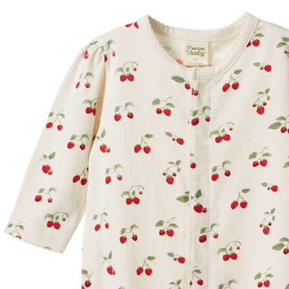 Lucy Suit - Strawberry Blush Print