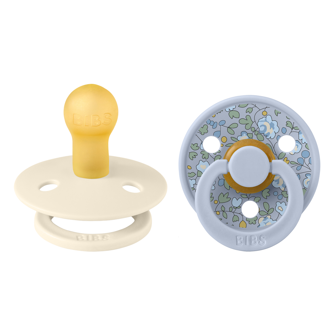 Bibs Pacifier x Liberty 2 Pack - Dusty Blue Mix