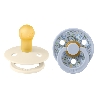 Bibs Pacifier x Liberty 2 Pack - Dusty Blue Mix