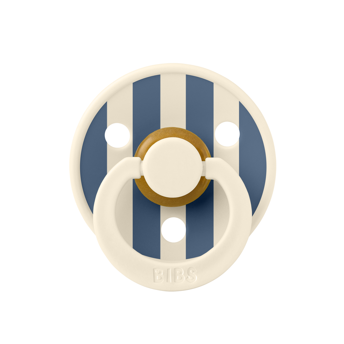 Bibs Pacifier - Ivory Steel Blue