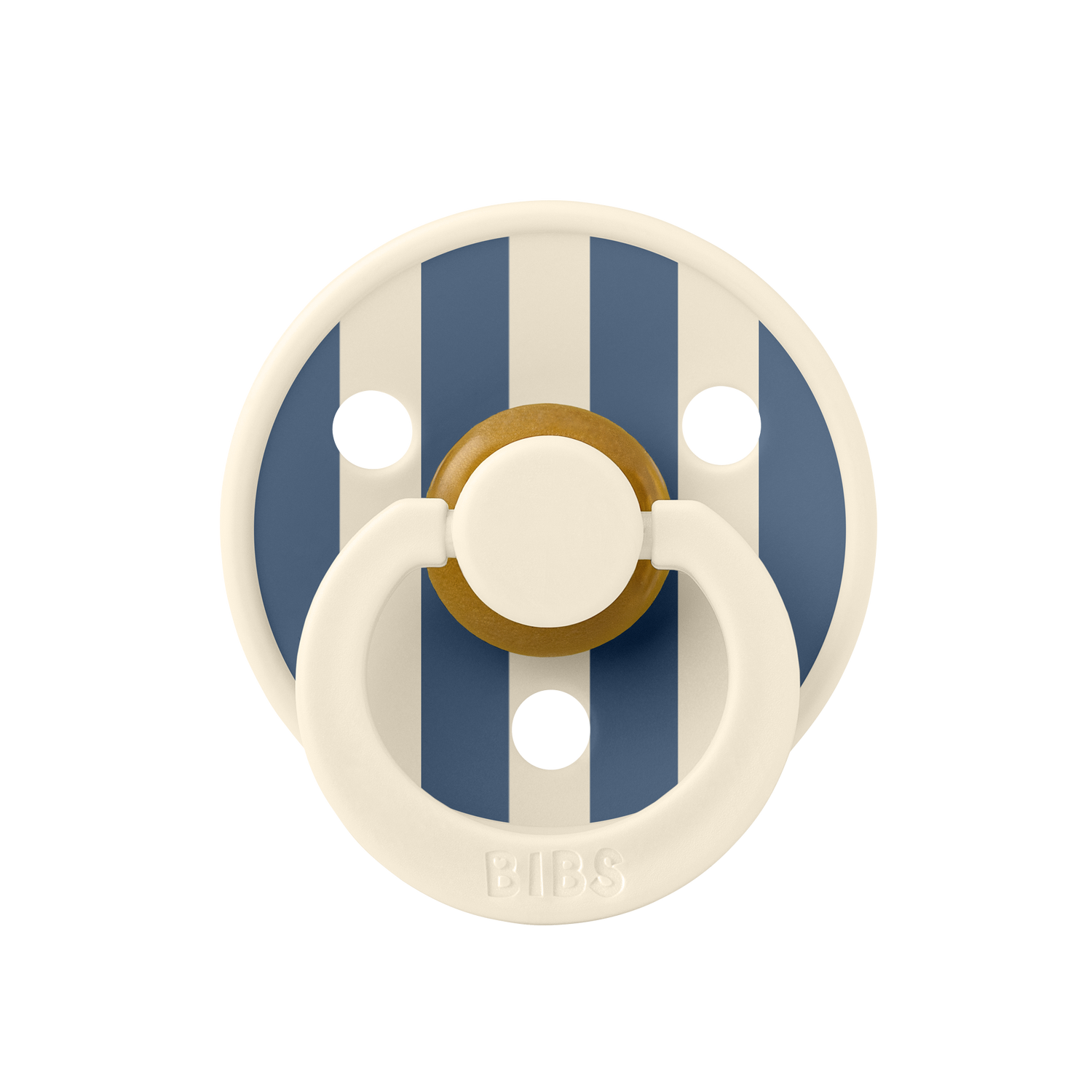 Bibs Pacifier - Ivory Steel Blue