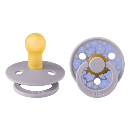 Bibs Pacifier 2 Pack  - Fossil Grey Mix