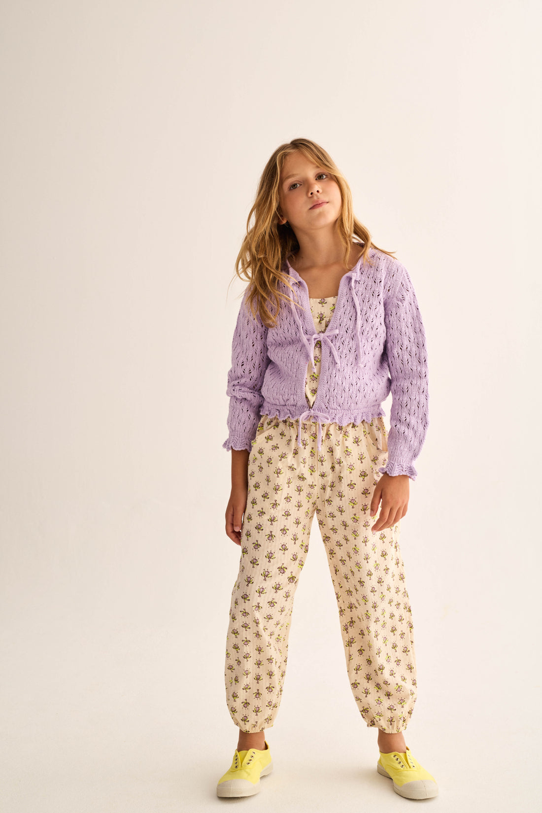 Indiana Flower Print Jumpsuit Lavender