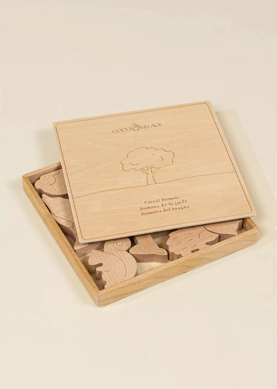 Wooden Balance Puzzle - Forest