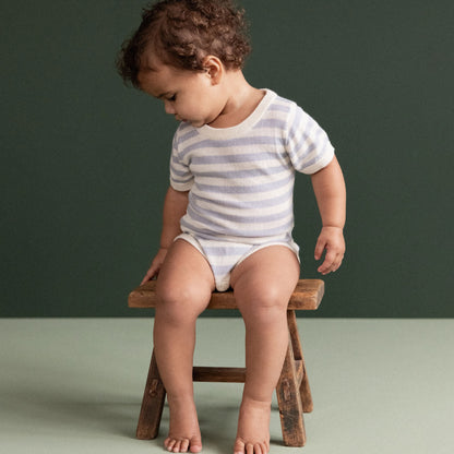 Ren Bodysuit - Zen Blue Sea Stripe