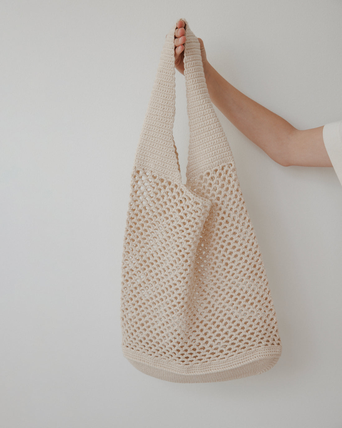 Crochet Tote : Bone