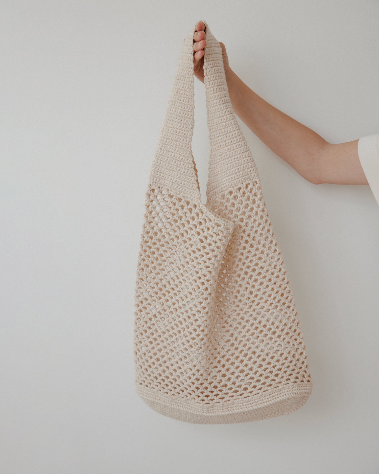 Crochet Tote : Bone