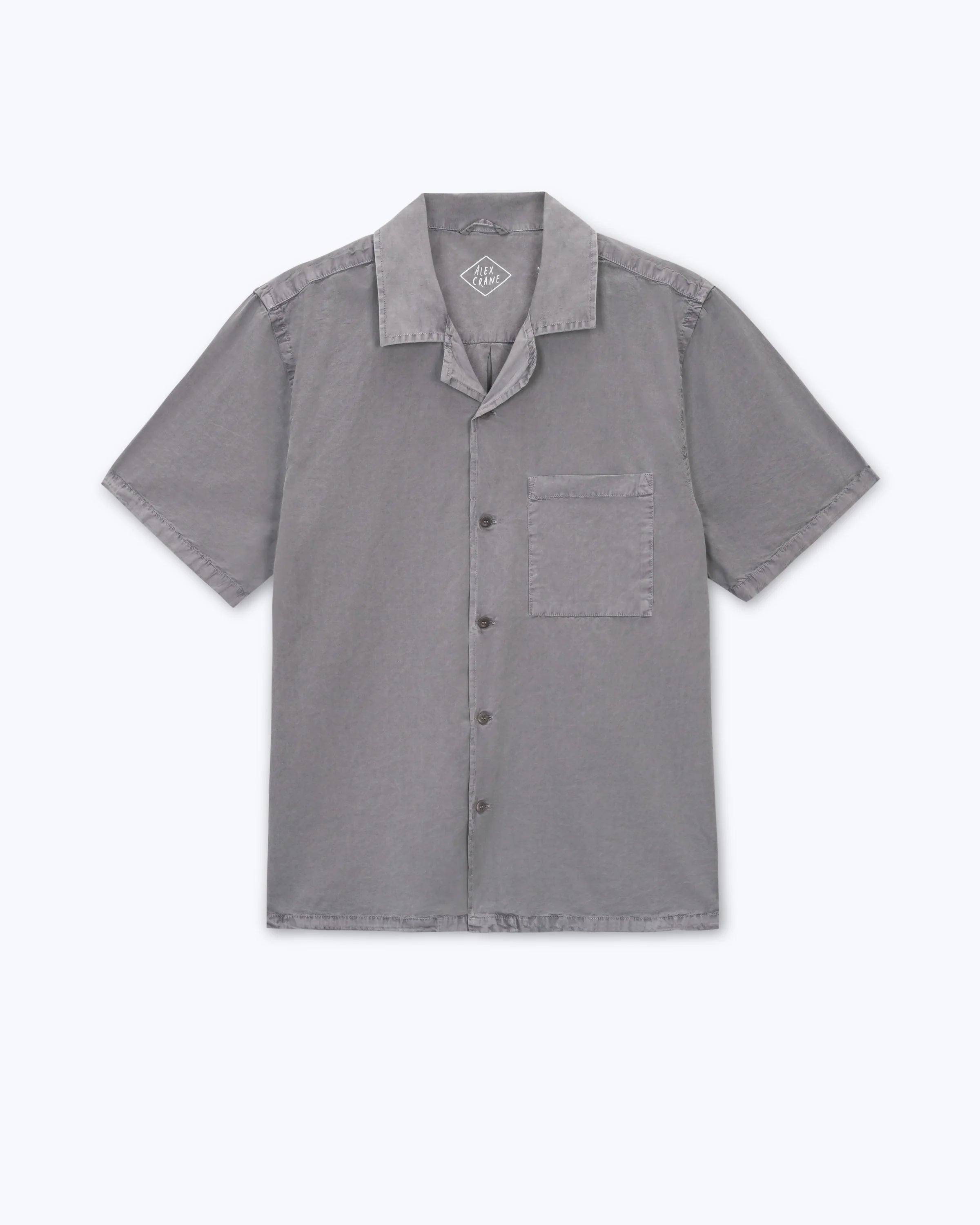 Air Cotton Camp Shirt - Silver