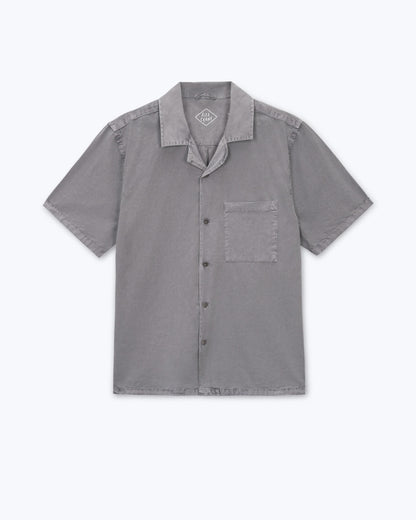 Air Cotton Camp Shirt - Silver