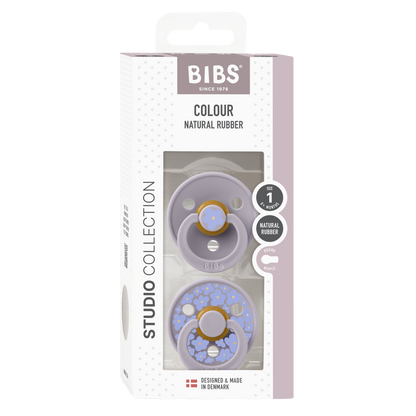 Bibs Pacifier 2 Pack  - Fossil Grey Mix