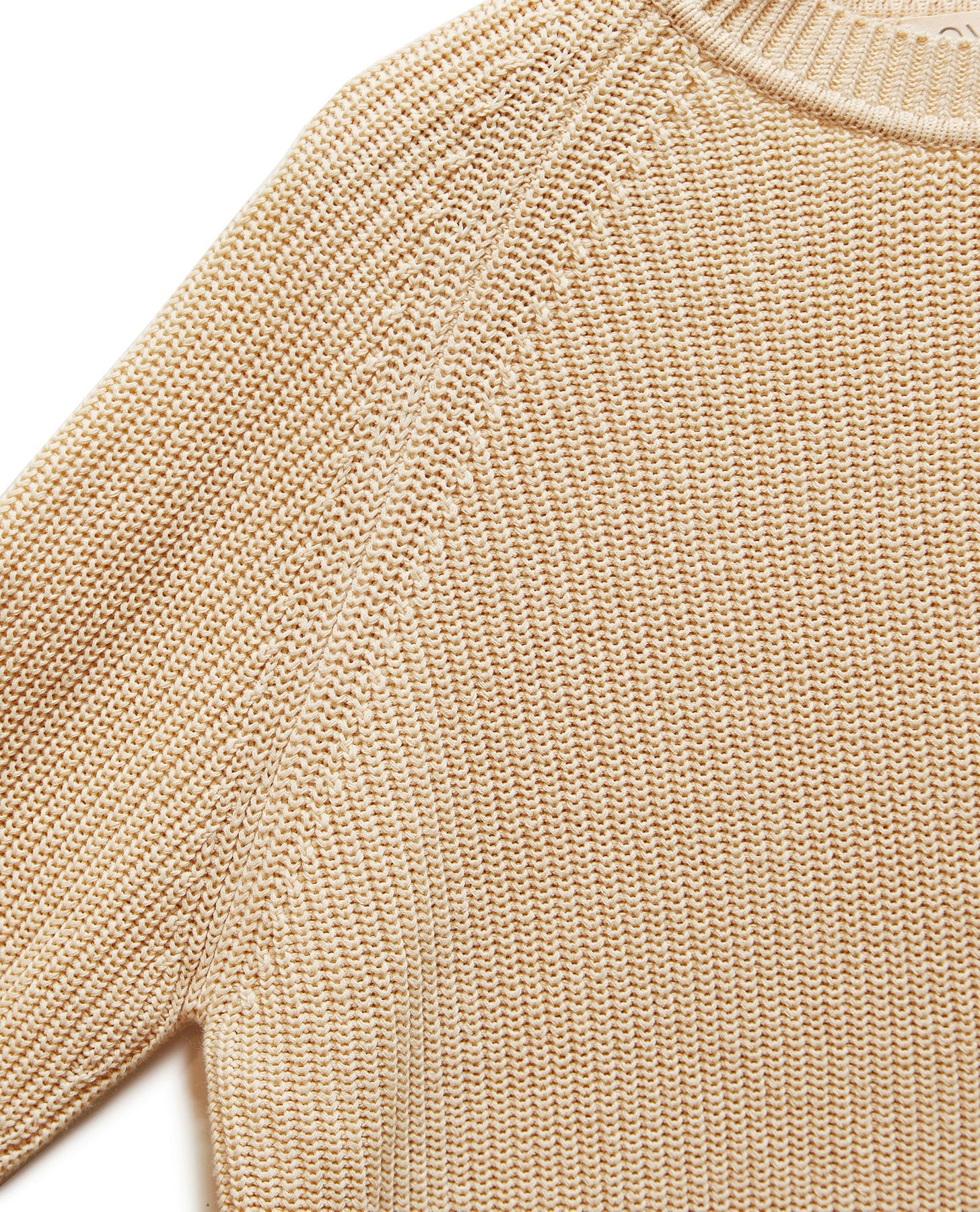 Romy Ribbed Crew Creme