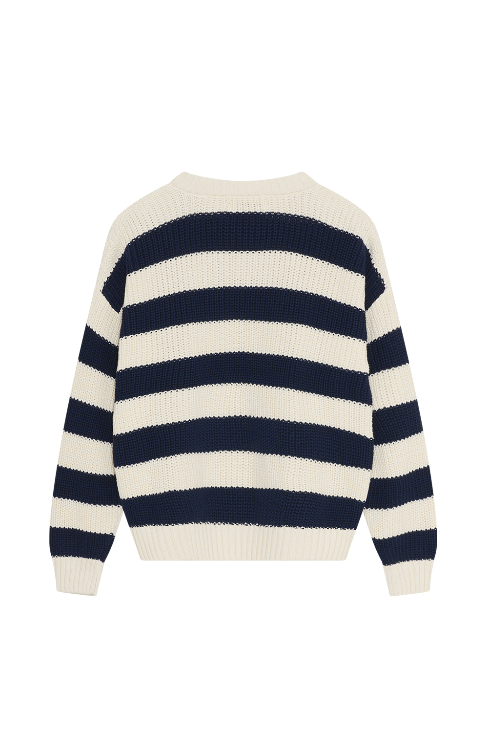 Musa Woman Jumper Summer Midnight Knit Stripes