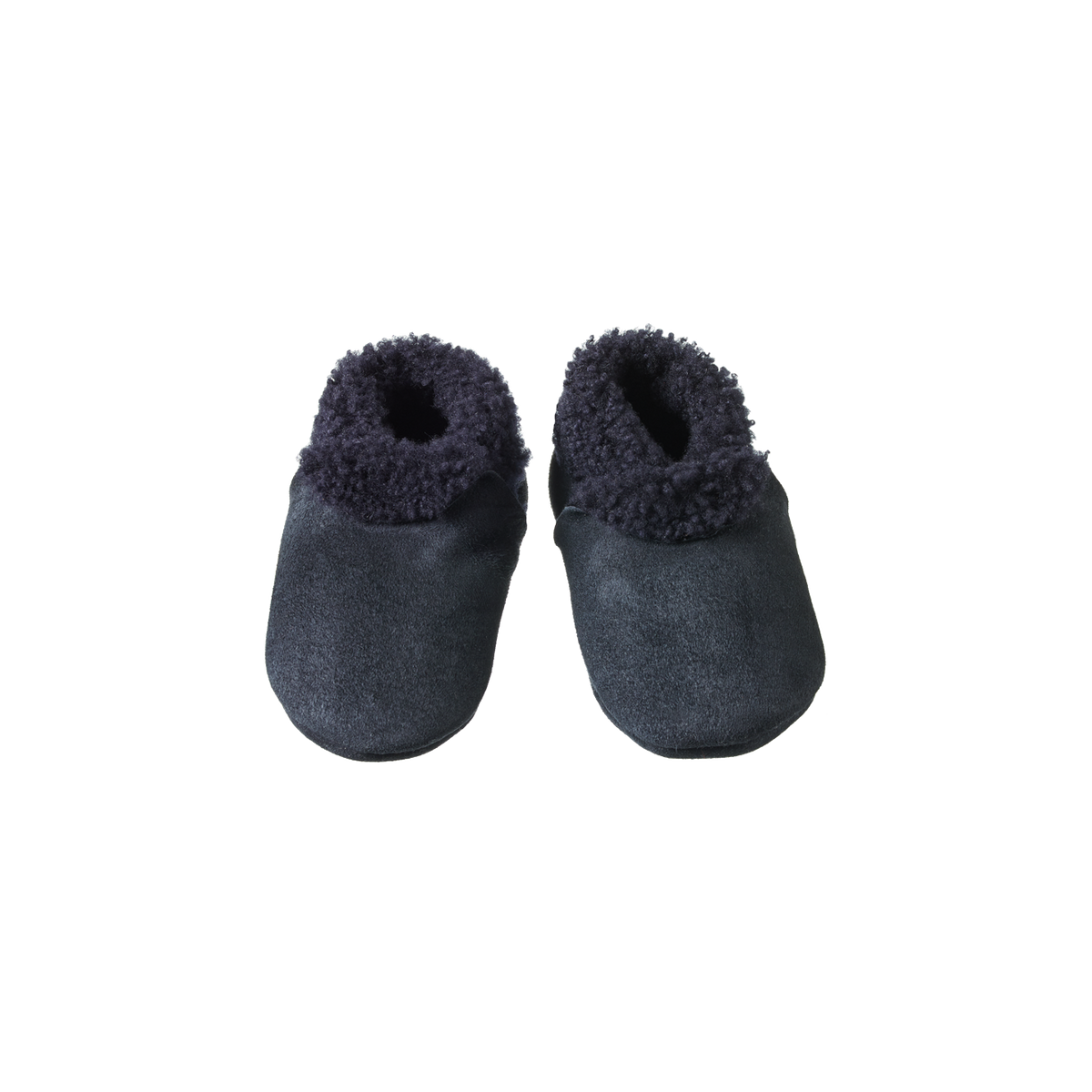 Lambskin Booties - Navy