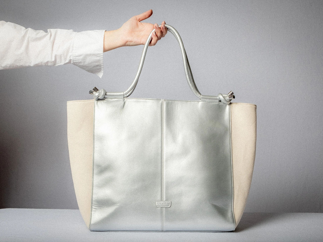 The GRACE Silver &amp; Natural Linen