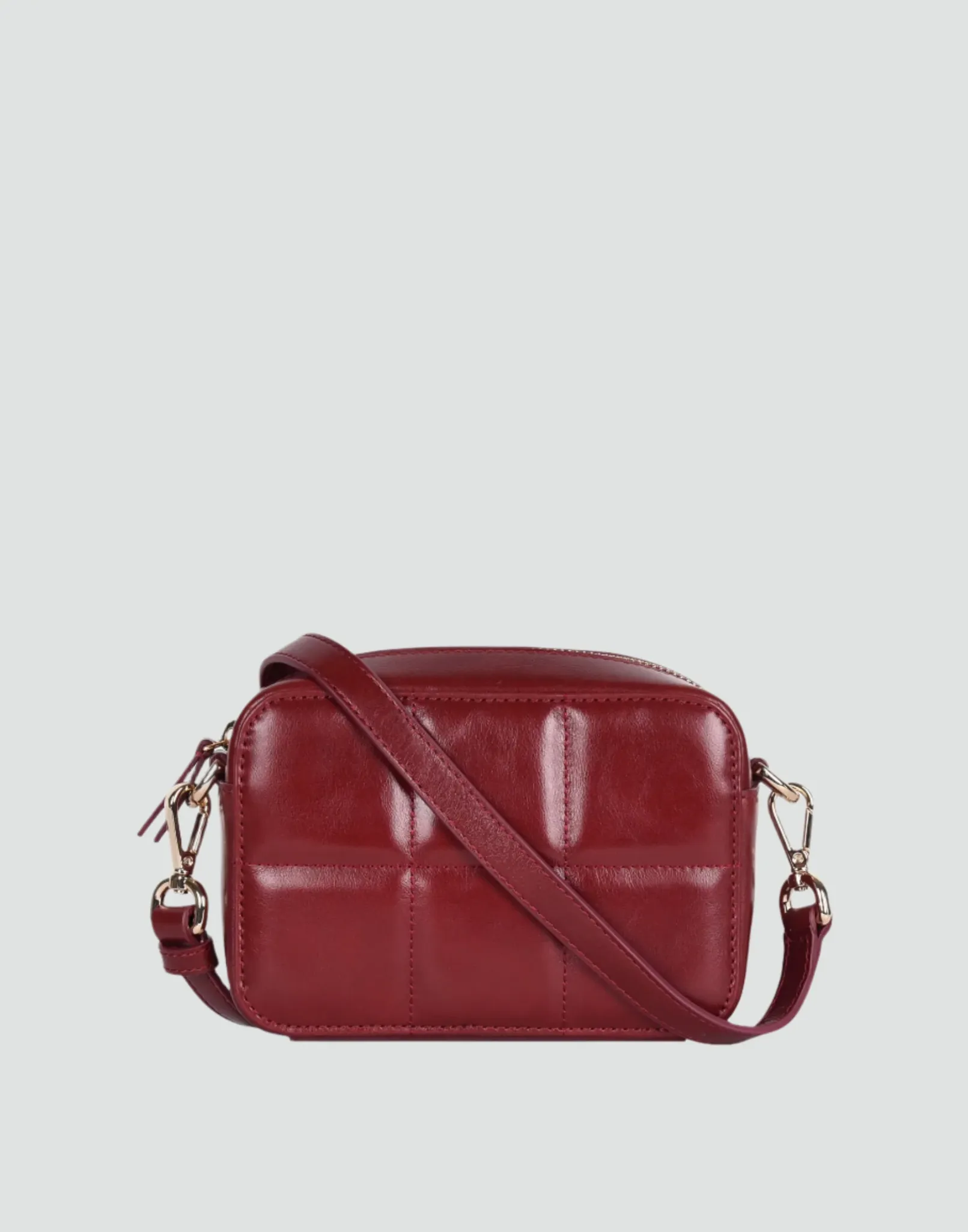 Luxe Camera Bag Red Quilt