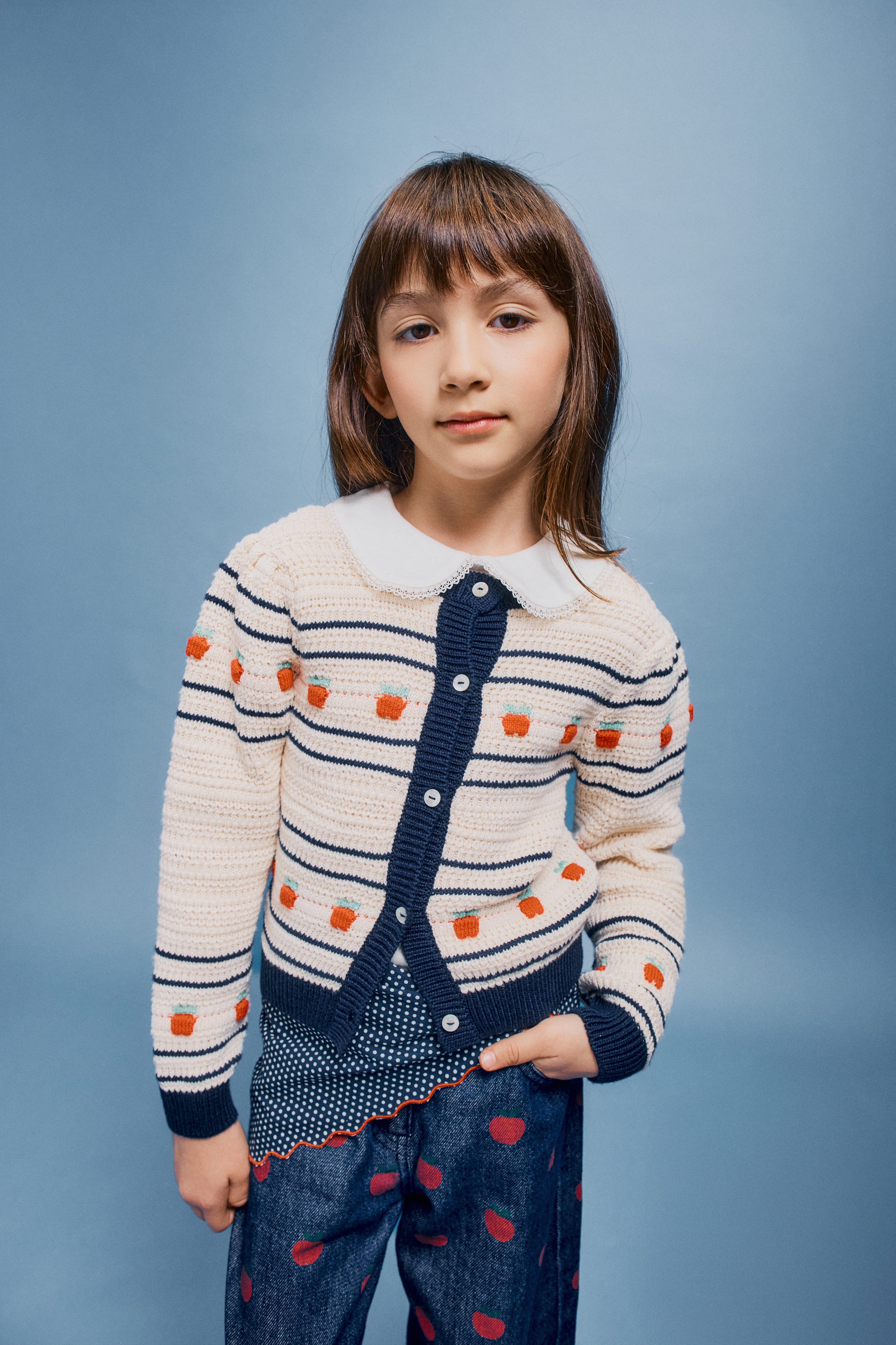 Daisy Cardigan - Fall Apple Knit