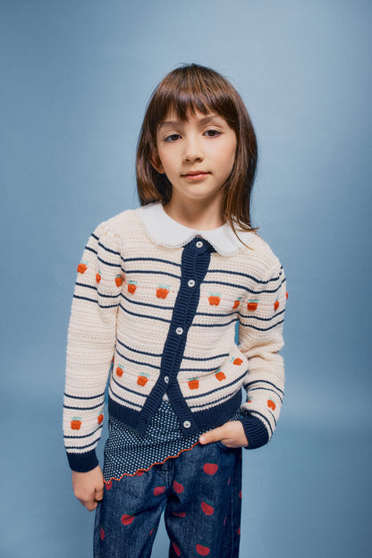 Daisy Cardigan - Fall Apple Knit