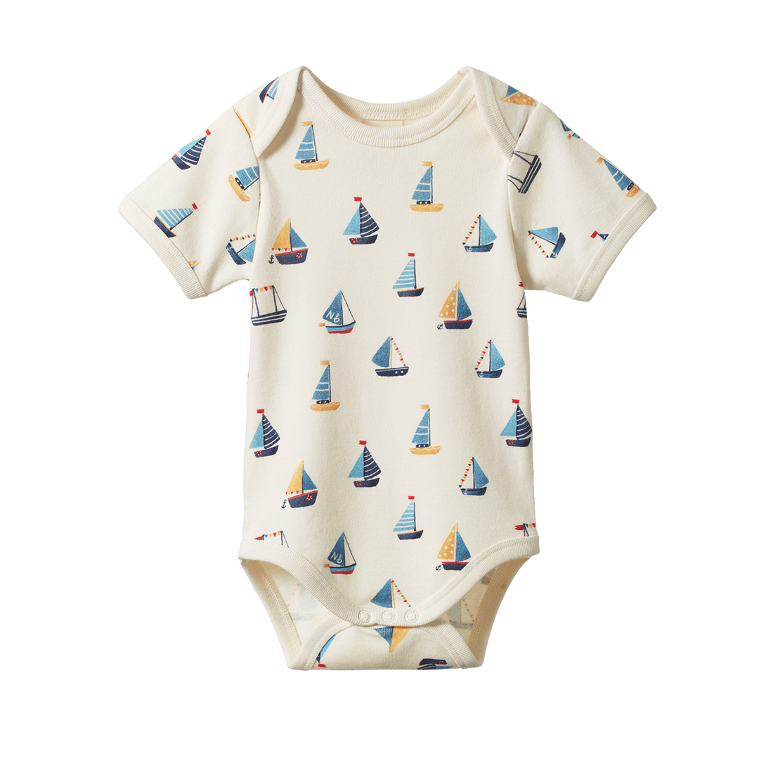 Short Sleeve Bodysuit - Regatta Print