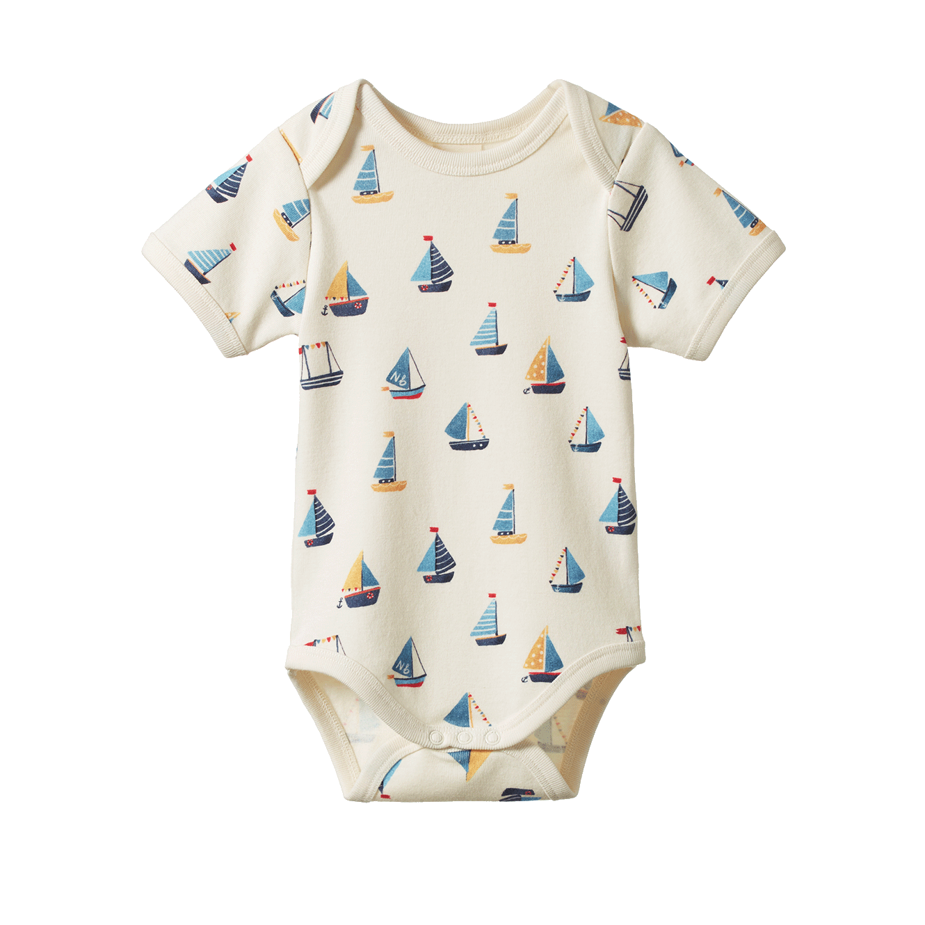Short Sleeve Bodysuit - Regatta Print