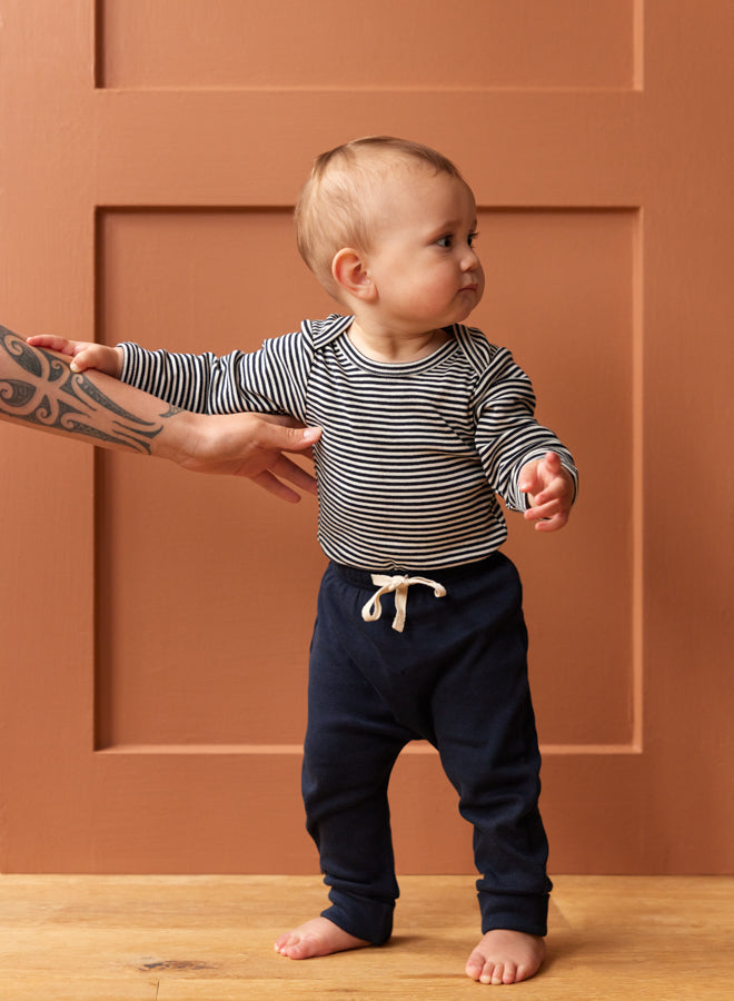 Drawstring Pants - Navy