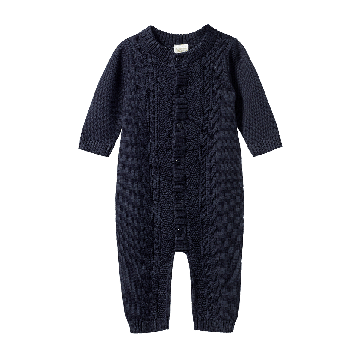 Lou Suit Cotton Knit - Navy Cable Knit