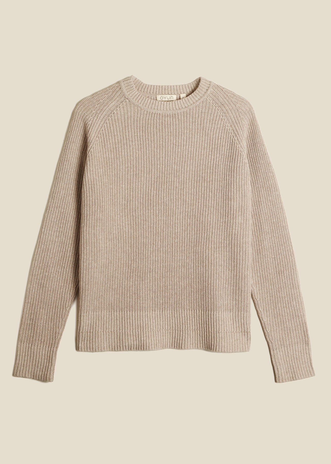 Romy Ribbed Crew Oat