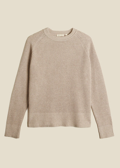 Romy Ribbed Crew Oat