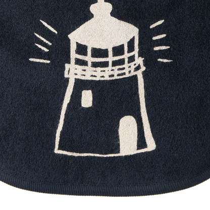 Reversible Bib Lighthouse Print