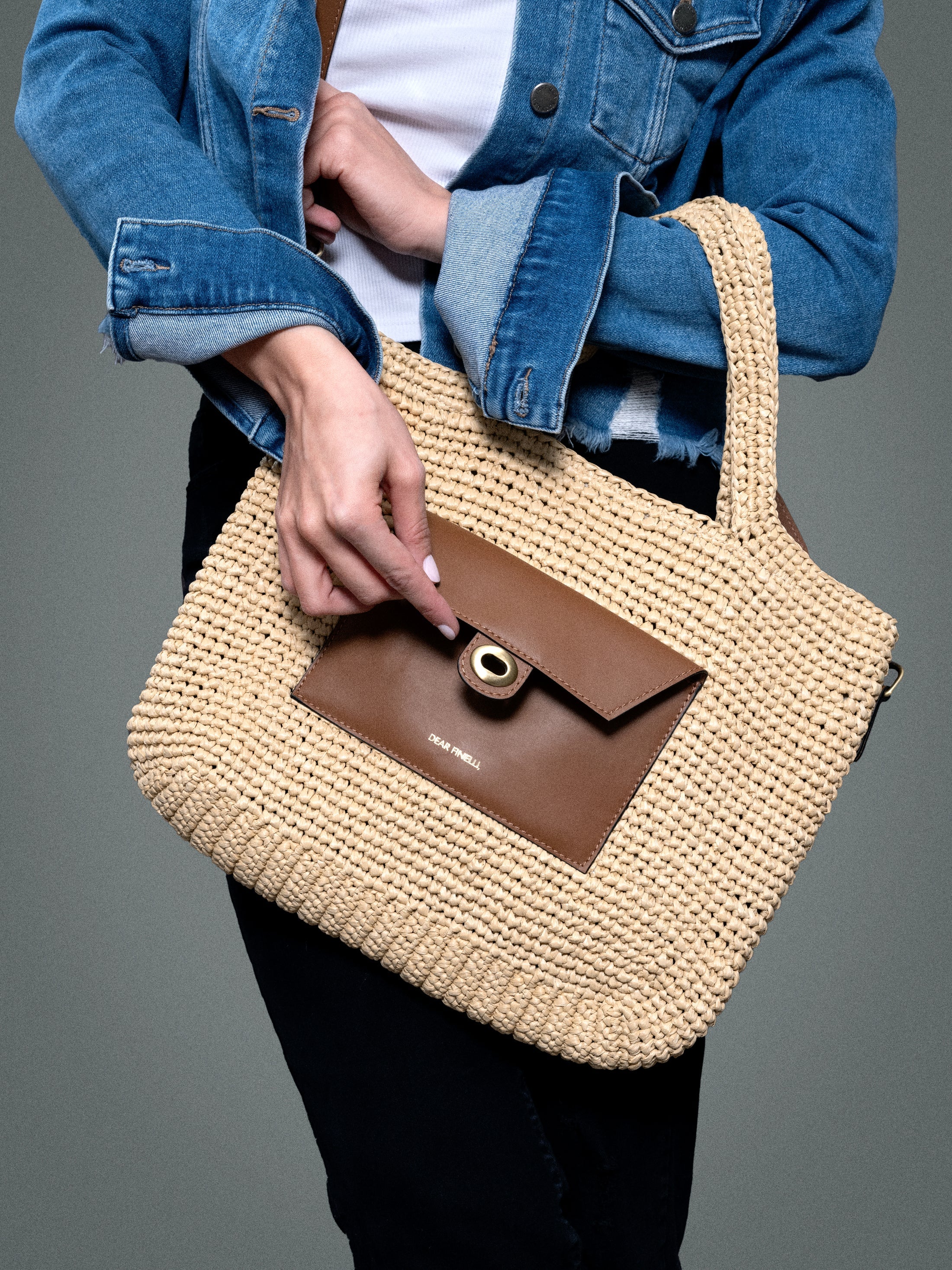 The LIDO Straw Tote Bag